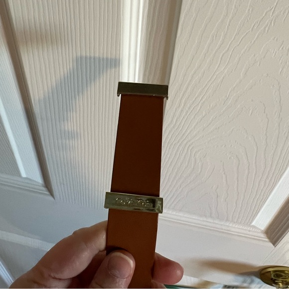 Calvin Klein Brown Leather Belt. Size 10. - Picture 2 of 9